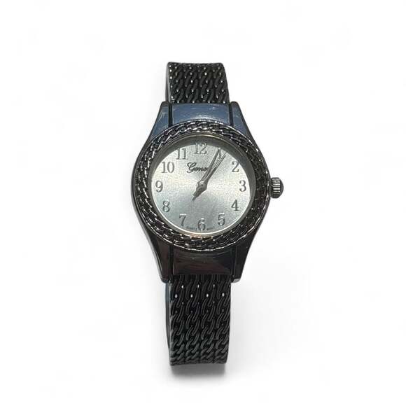 Geneva Accessories - Geneva Silver Mesh Cuff Quartz Watch